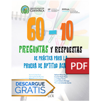 60-10 Preguntas y respuestas de práctica para la Prueba de Aptitud Académica (Libro digital PDF)