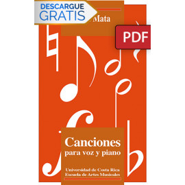 Canciones para voz y piano. Félix Mata (Libro digital PDF)