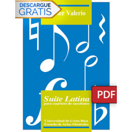 Suite latina para cuarteto de saxofones (Libro digital PDF)