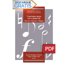Canciones para voz y piano de Marvin Camacho Villegas. (Libro digital PDF)