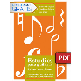 Estudios para guitarra. Autores costarricenses. (Libro digital PDF)