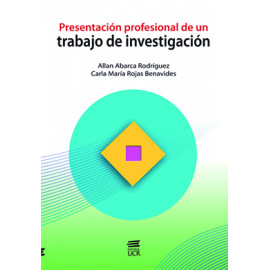 PRESENTACION PROFESIONAL DE UN TRABAJO DE INVESTIGACION (VERSION IMPRESA)
