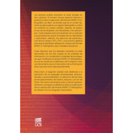 La aplicación del formato Marc 21 bibliográfico y los lenguajes documentales (LIBRO DIGITAL PDF)