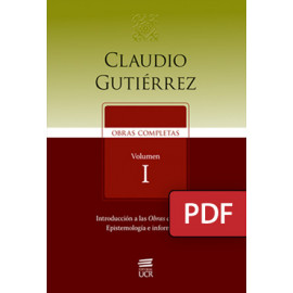 Colección Obras completas Claudio Gutiérrez Vol.1 al 6 (Libro digital PDF)